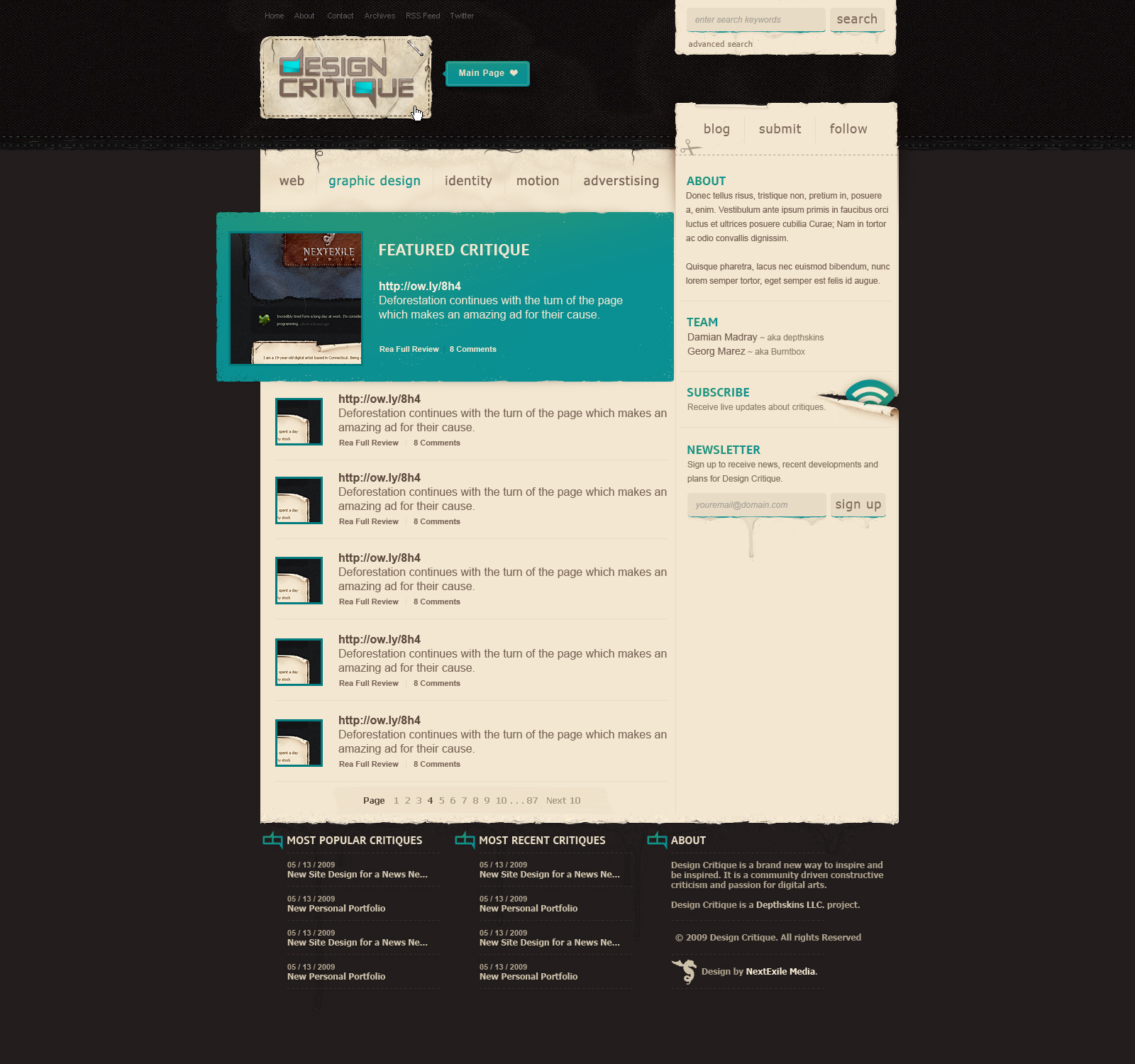 Design Critique Entry