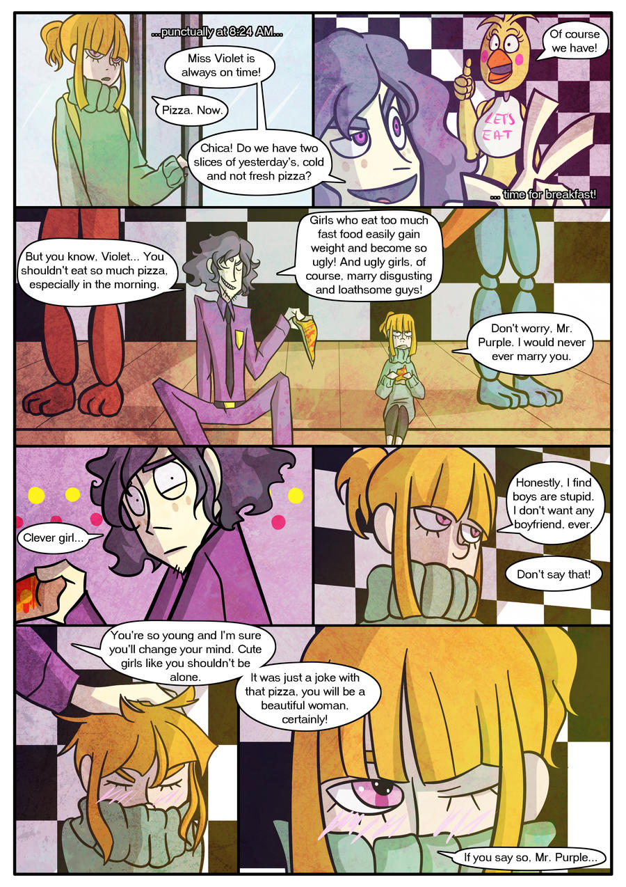 FNAF Nights of Fall (comic) - page 17 by marvyanaka on DeviantArt