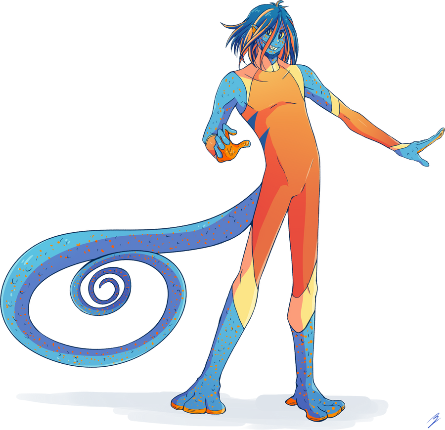Anime Riding Lizard lizard by marvyanaka on DeviantArt