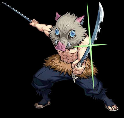 Inosuke Monster Strike render 2 by NinshuWhatIfs on DeviantArt