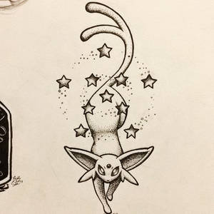 Espeon Tattoo Idea