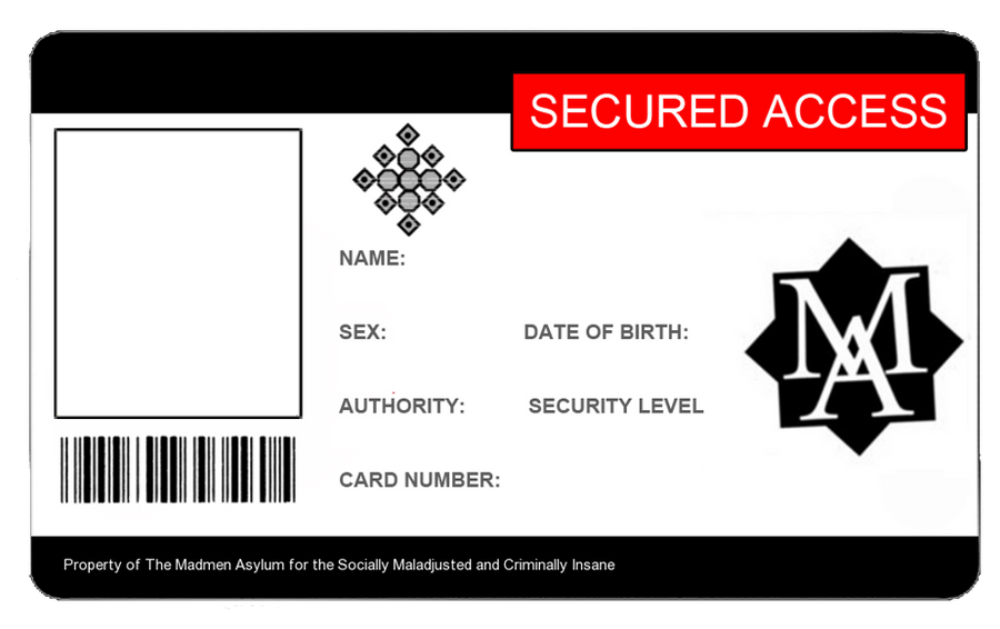 Madmen Asylum ID Template by jessiesheram on DeviantArt