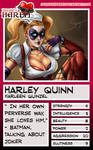Trading Card - Harley Quinn by jessiesheram