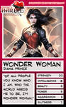 Trading Card - Wonder Woman by jessiesheram