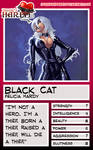 Trading Card - Black Cat by jessiesheram
