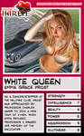 Trading Card - White Queen by jessiesheram