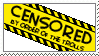 Censored stamp template