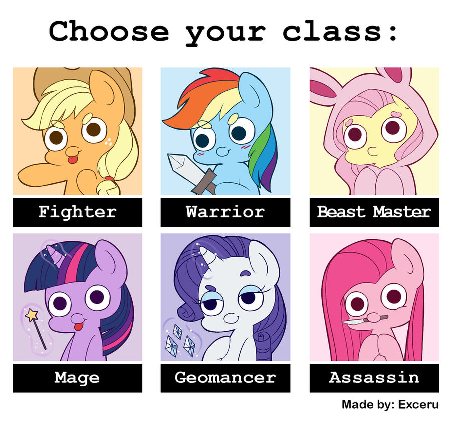 Choose your class