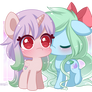 Chibi pony Amore Reverie x Amaranthine Sky