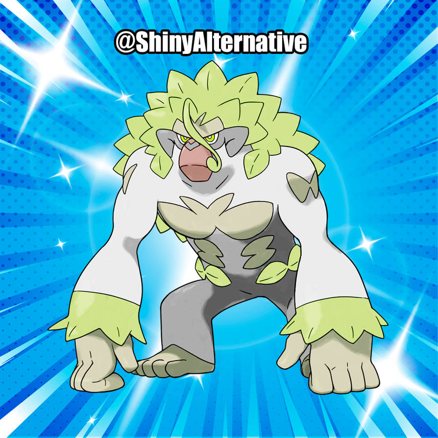 Rillaboom Shiny Alternative by HBORUNO on DeviantArt
