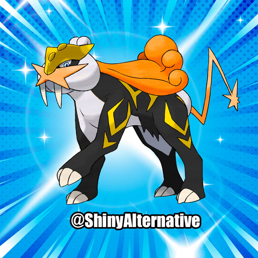 Raikou Shiny by HBORUNO on DeviantArt