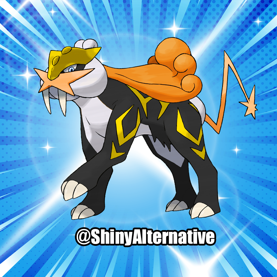 Shiny Raikou!  Shiny Pokemon Amino Amino