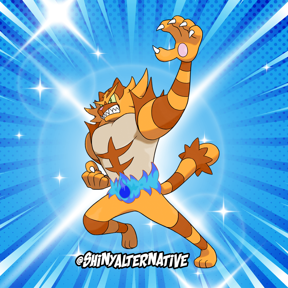 Chibi Incinaroar incineroar shiny by HBORUNO on DeviantArt