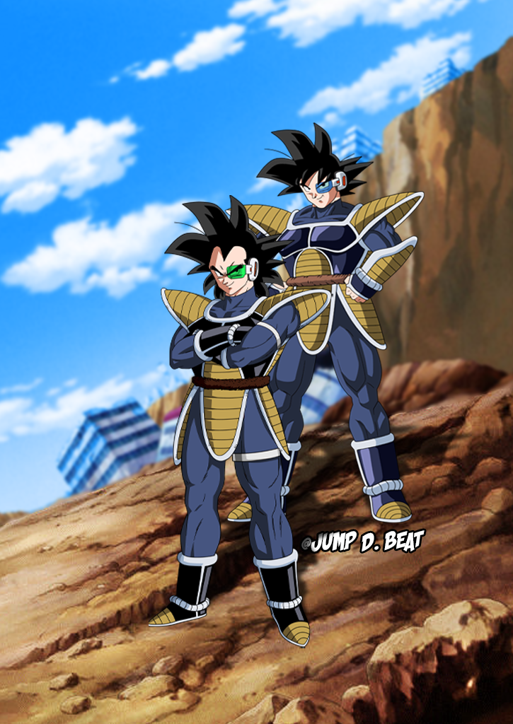 Goku And Raditz by HBORUNO on DeviantArt