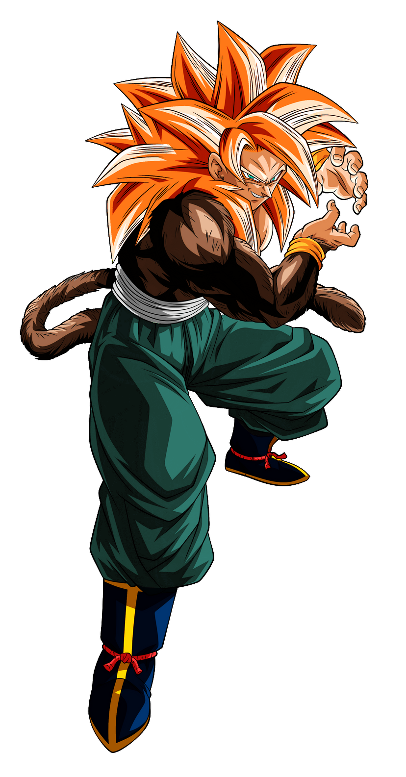 Goku super sayajin 4 by HBORUNO on DeviantArt