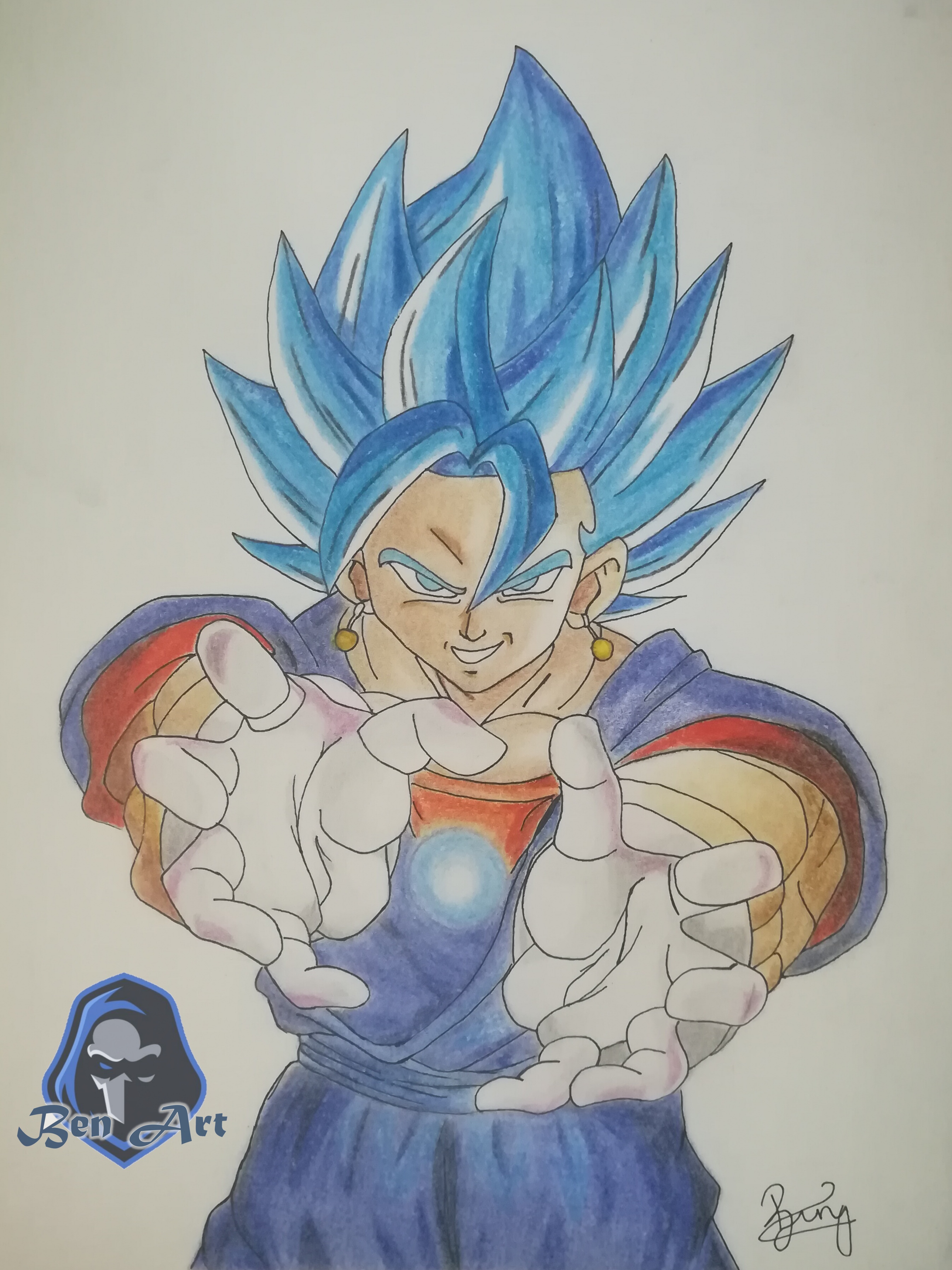 Vegetto desenho a Lapis by wagnermufc on DeviantArt