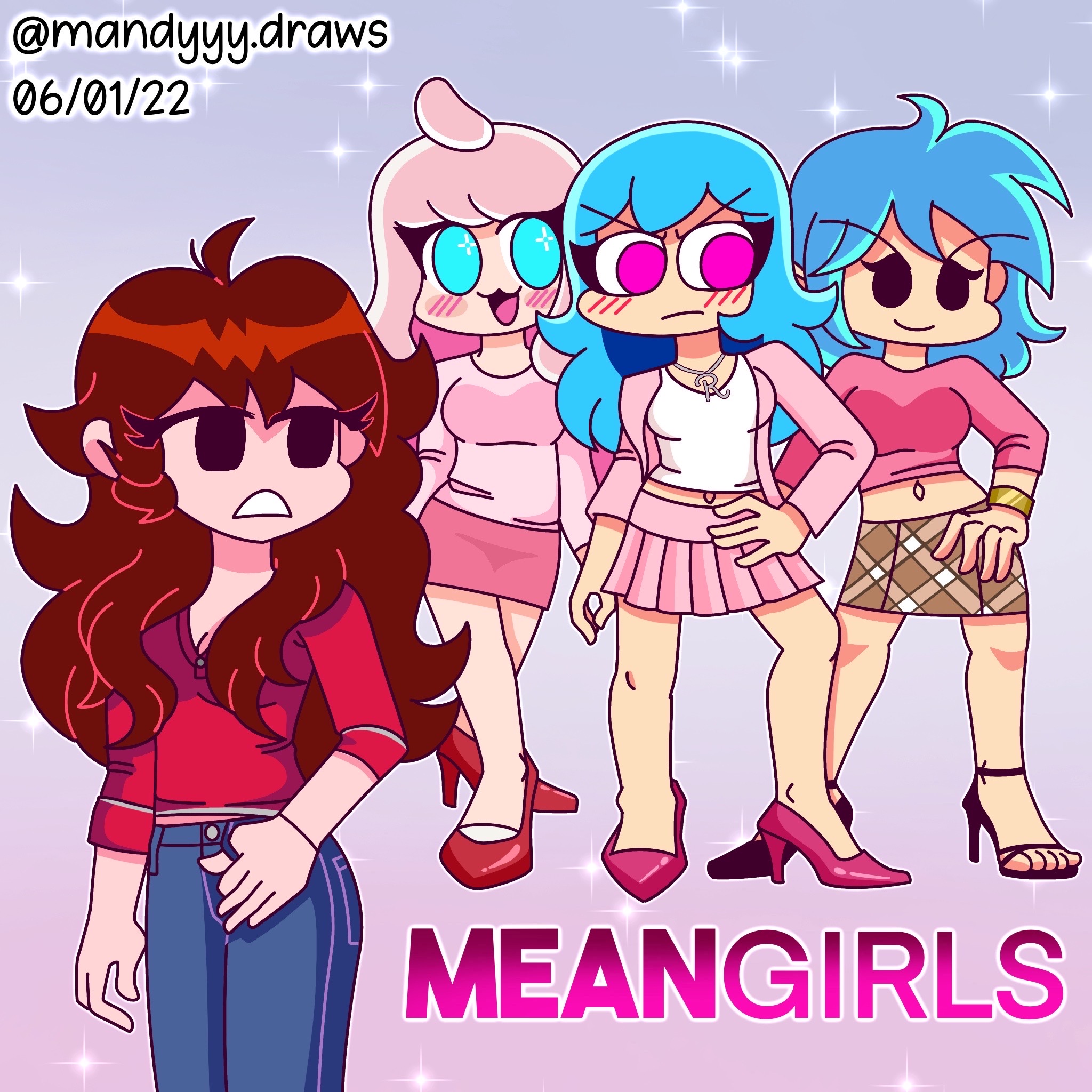 FNF X Mean Girls By MandyDraws1215 On DeviantArt fnf-x-mean-girls-by-mandydraws1215-on-deviantart