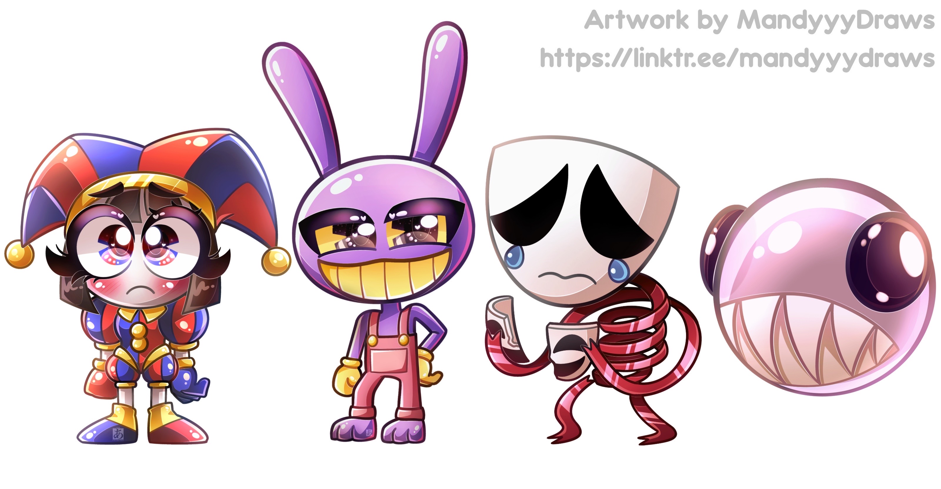Amazing Chibi The Amazing Digital Circus chibi characters by MandyyyDraws on DeviantArt