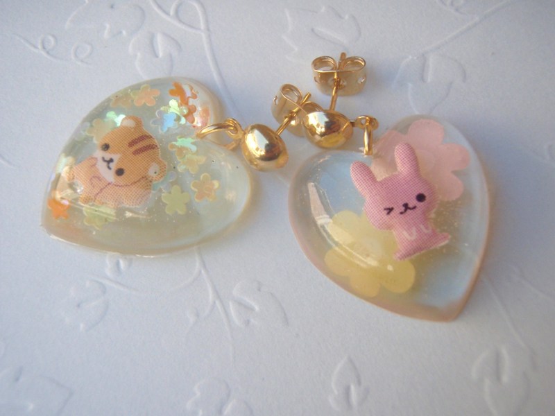 Little Forest Friends Resin Earrings