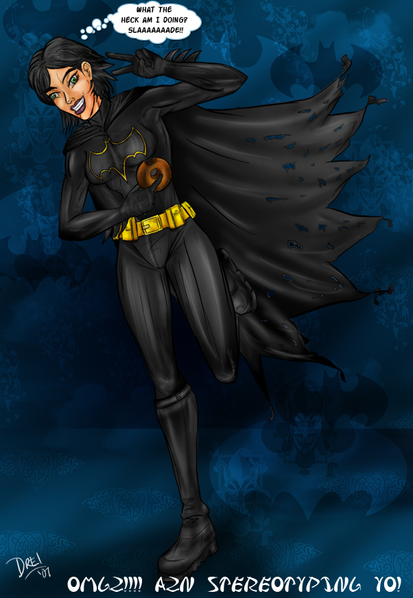 Batgirl, Cass Cain with text