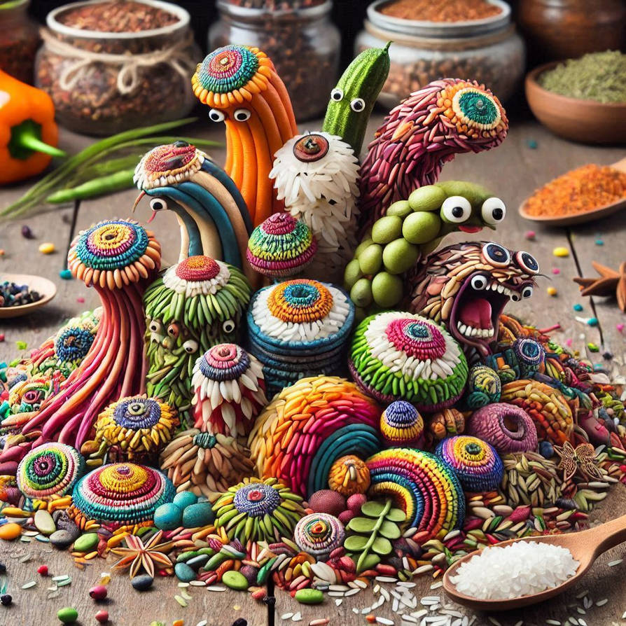Strange Rice Rreal Photo Strange Rice Artpiece by Chelutau on DeviantArt