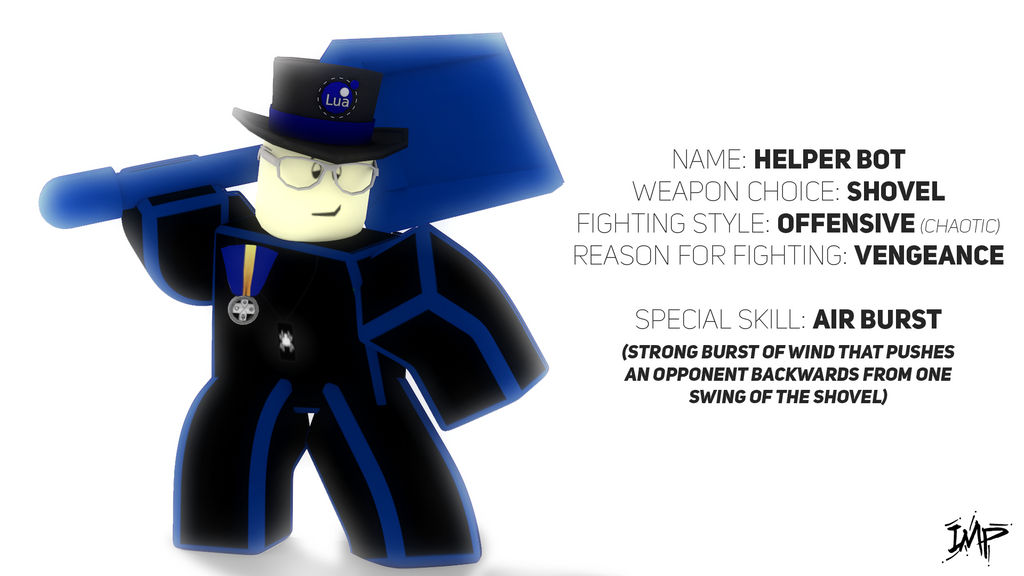 Helper Bot by ImperfectIyPerfect on DeviantArt