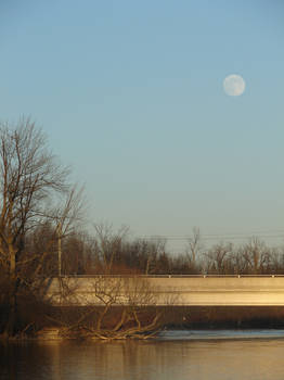 Moon over Troubled Bridge