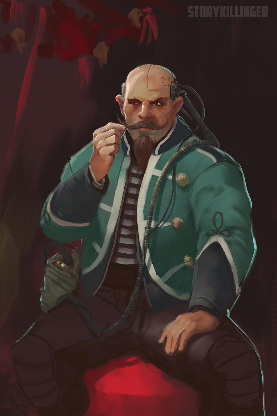 Shadowrun: Circus Rigger dwarf by StoryKillinger on DeviantArt