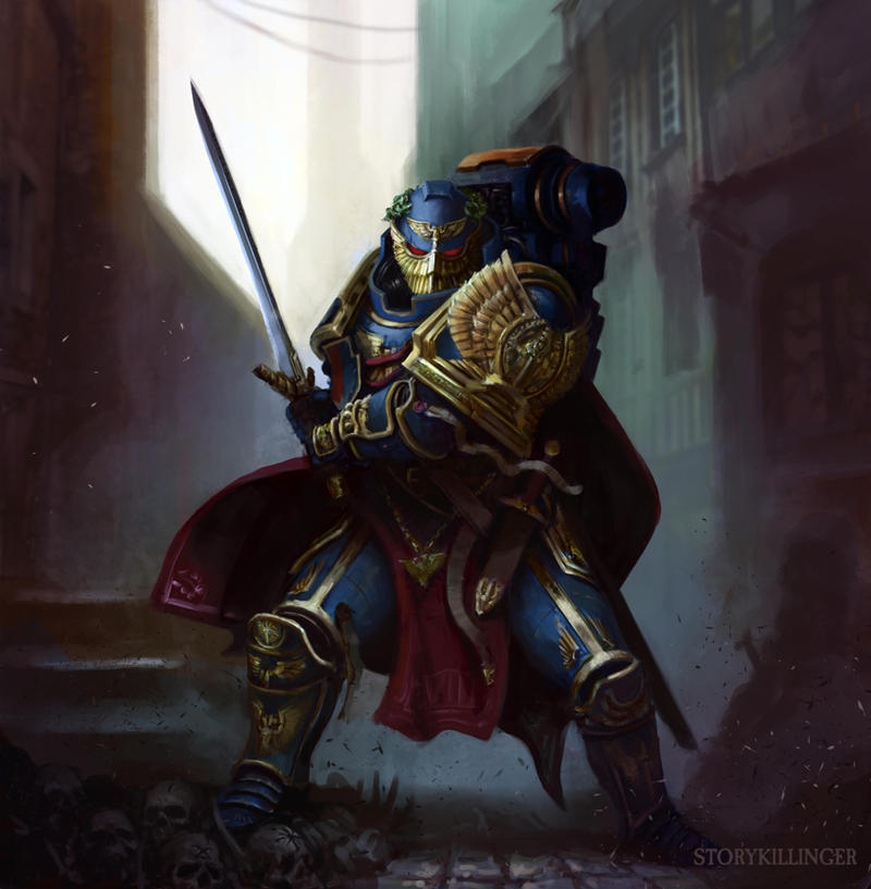 Ultramarine Champion by StoryKillinger on DeviantArt