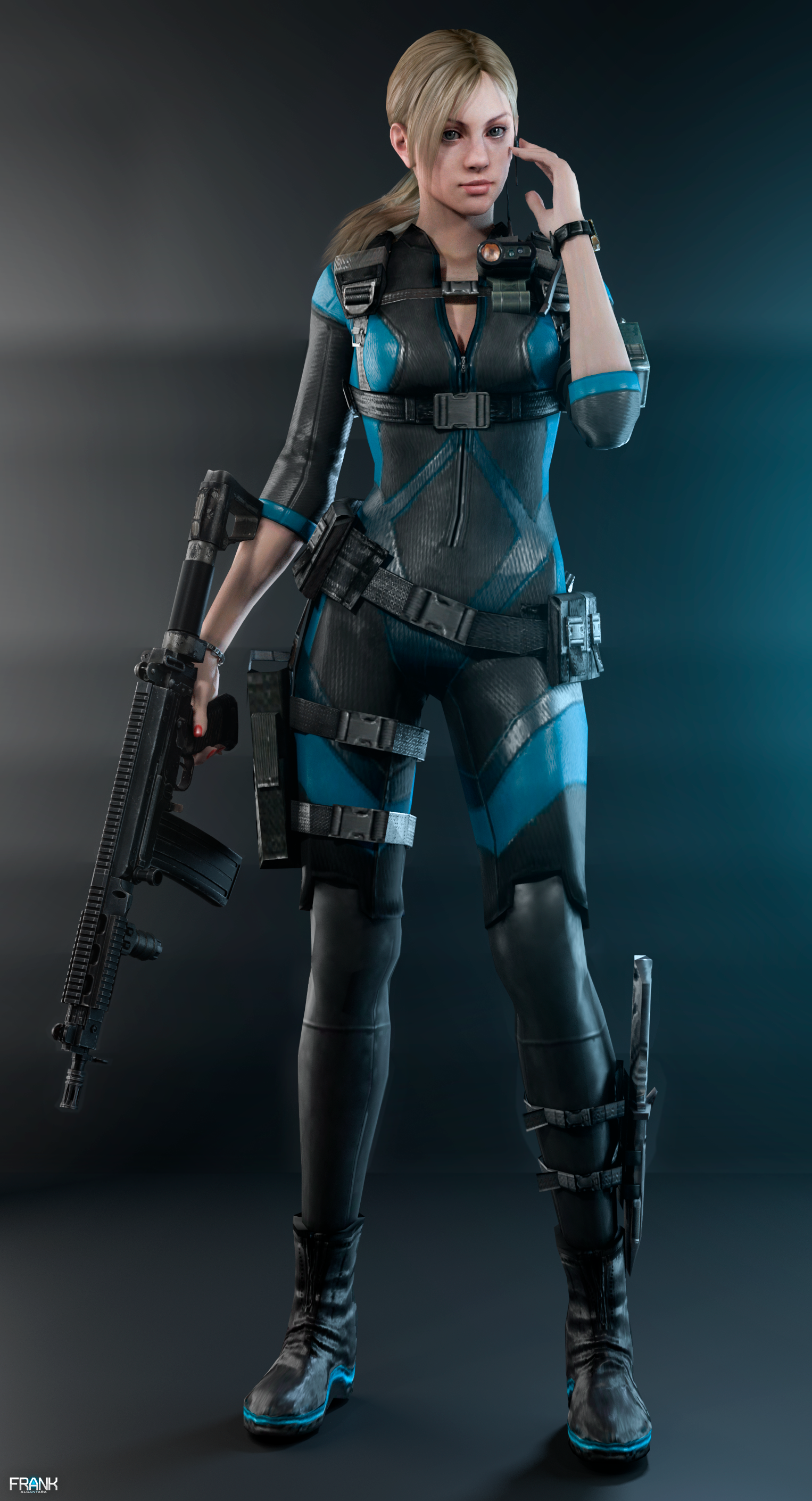 Jill Valentine Outfit (HUF/MAF) with Gun Skill ALL RACES file