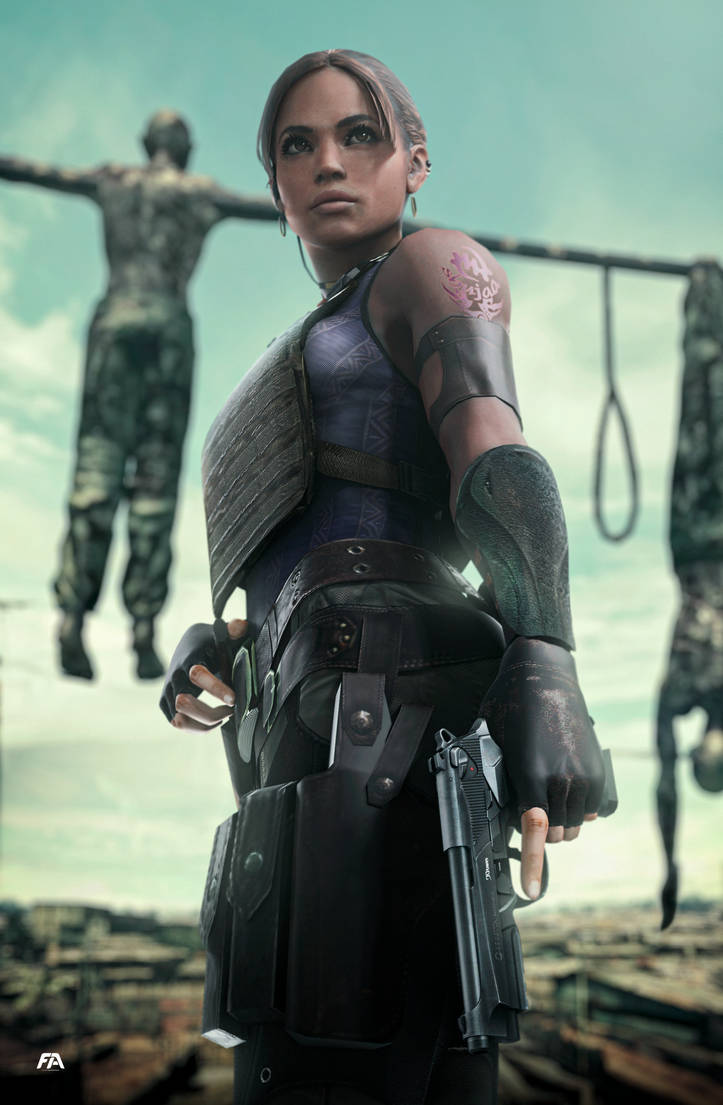 Sheva Alomar - RESIDENT EVIL 5 by FrankAlcantara on DeviantArt