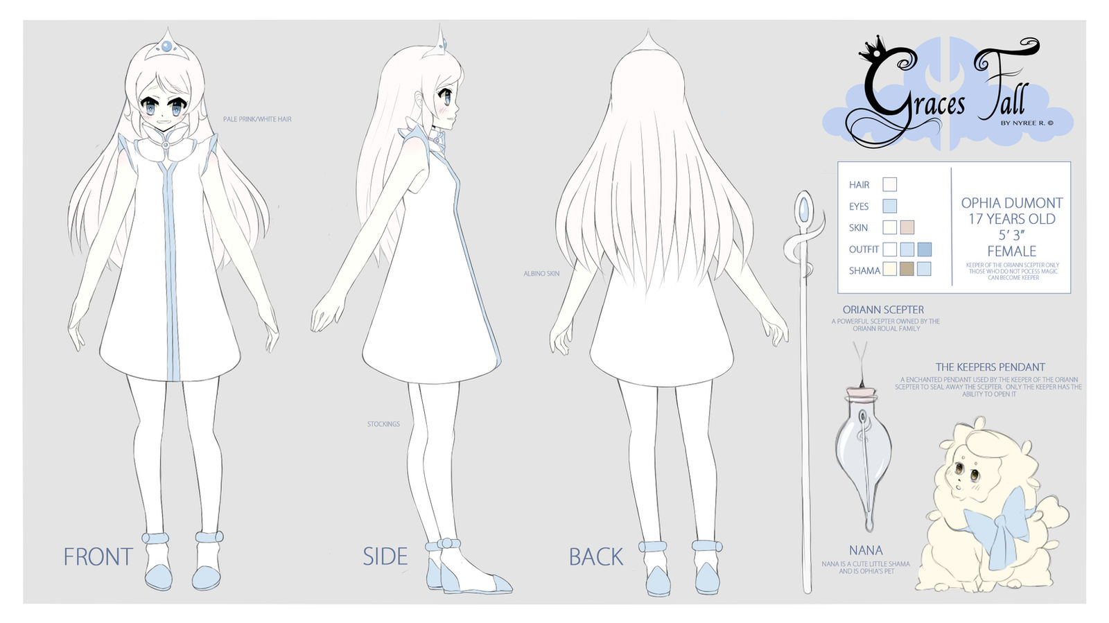 Ophia Reference Sheet