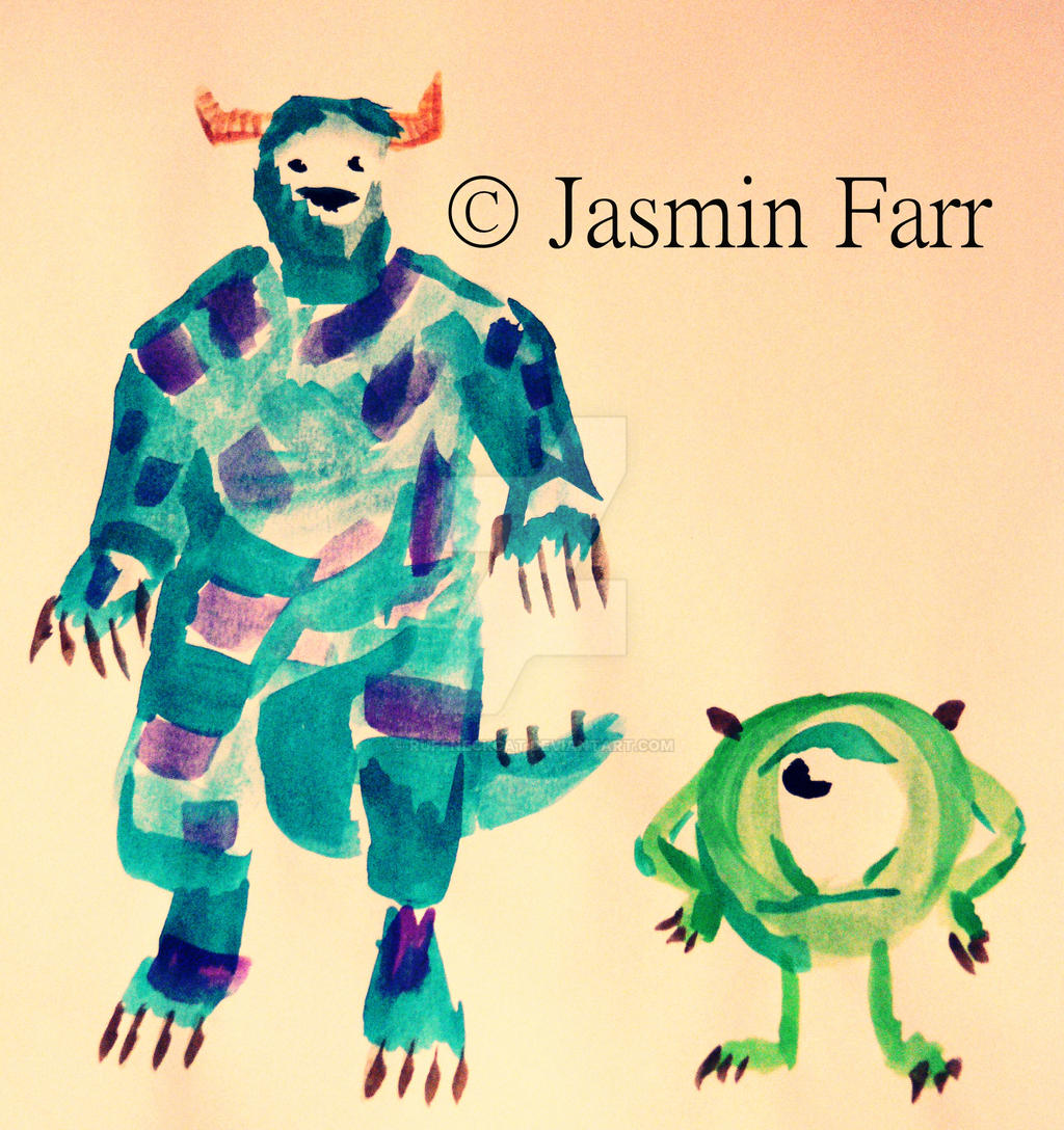 Monsters Inc. - Sully and Mike