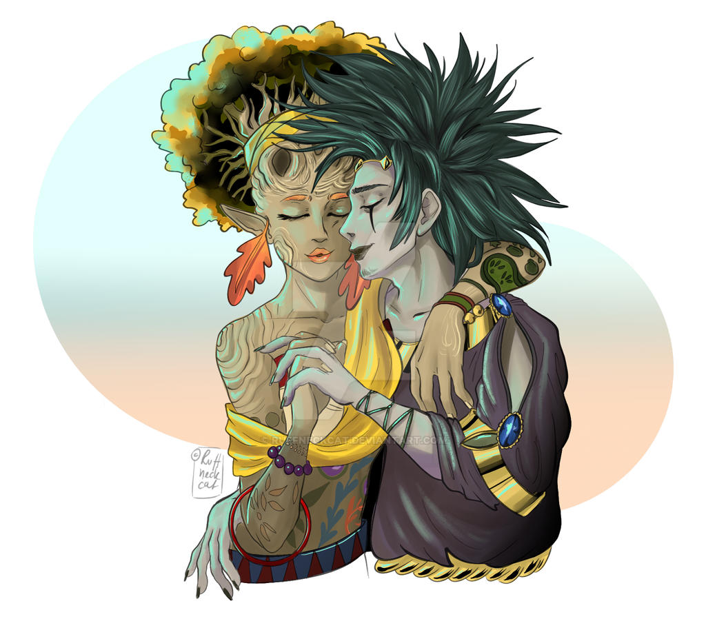 Eurydike And Orpheus