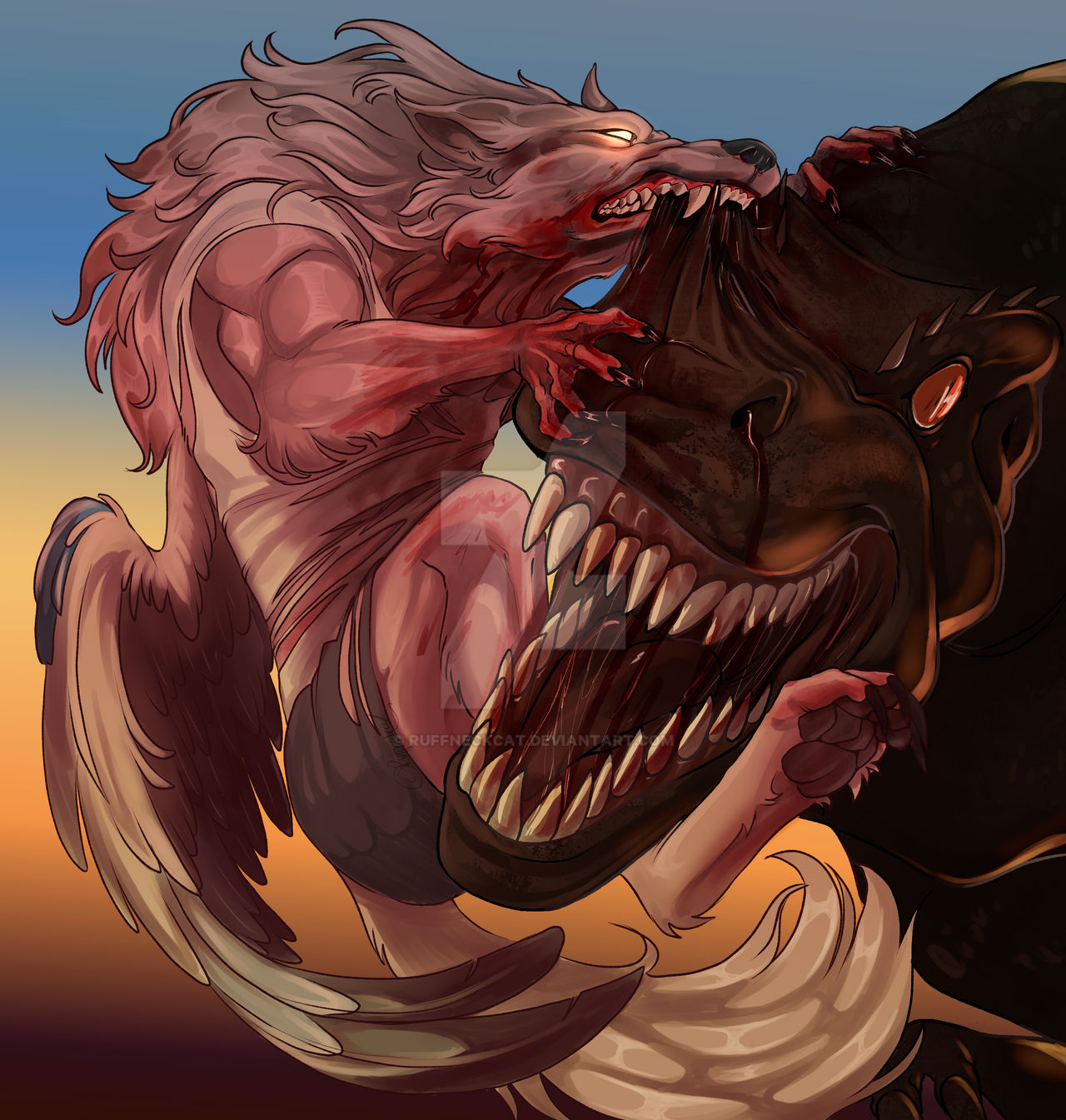 Fight like you are dying~