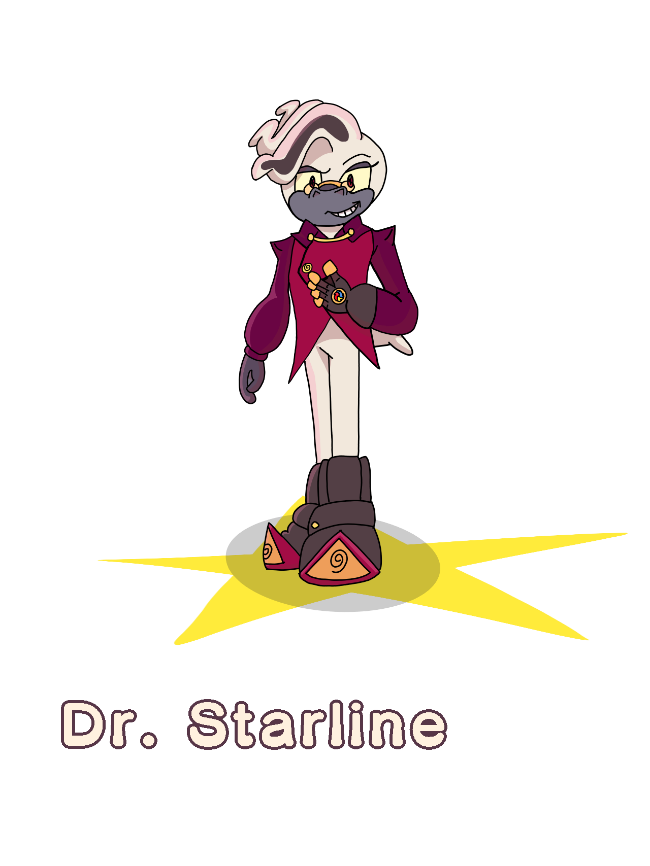 Dr. Starline (colored) by SuperRobotGirl on DeviantArt