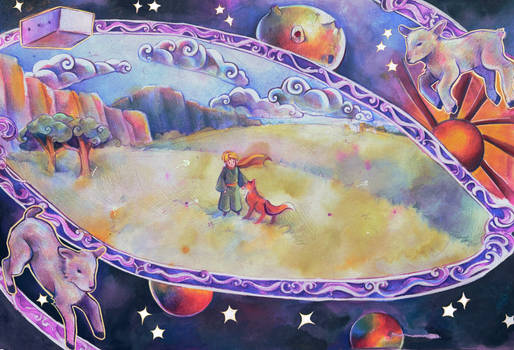The little prince drawing