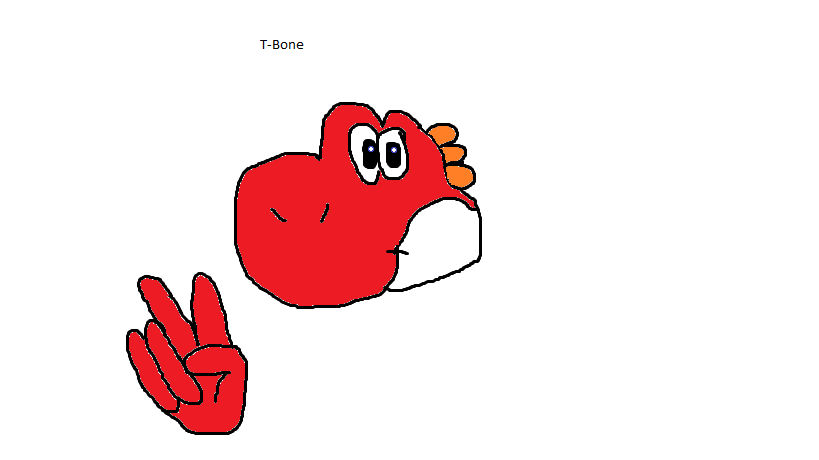 i updated my red yoshi drawing by T-Bone3063 on DeviantArt