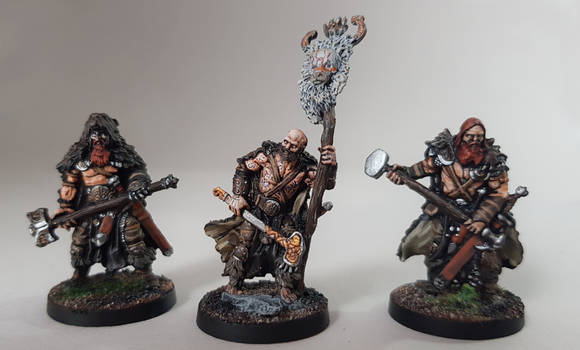 Blood Rage, Bear Clan Figures