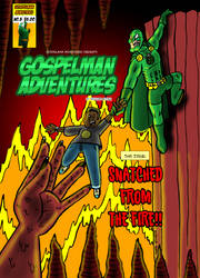 Gospelman Adventures Issue #3 Cover by CartoonistWill