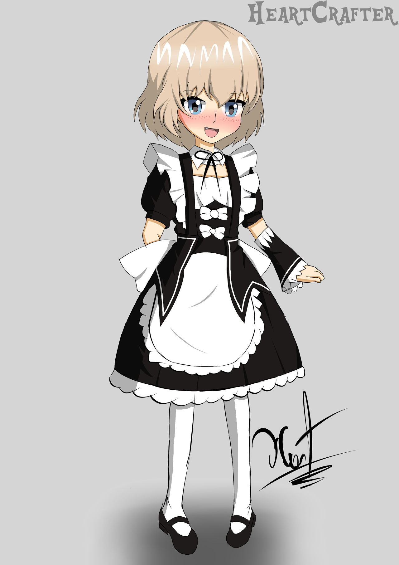 Katyusha In the maid outfit by HeartCrafter on DeviantArt