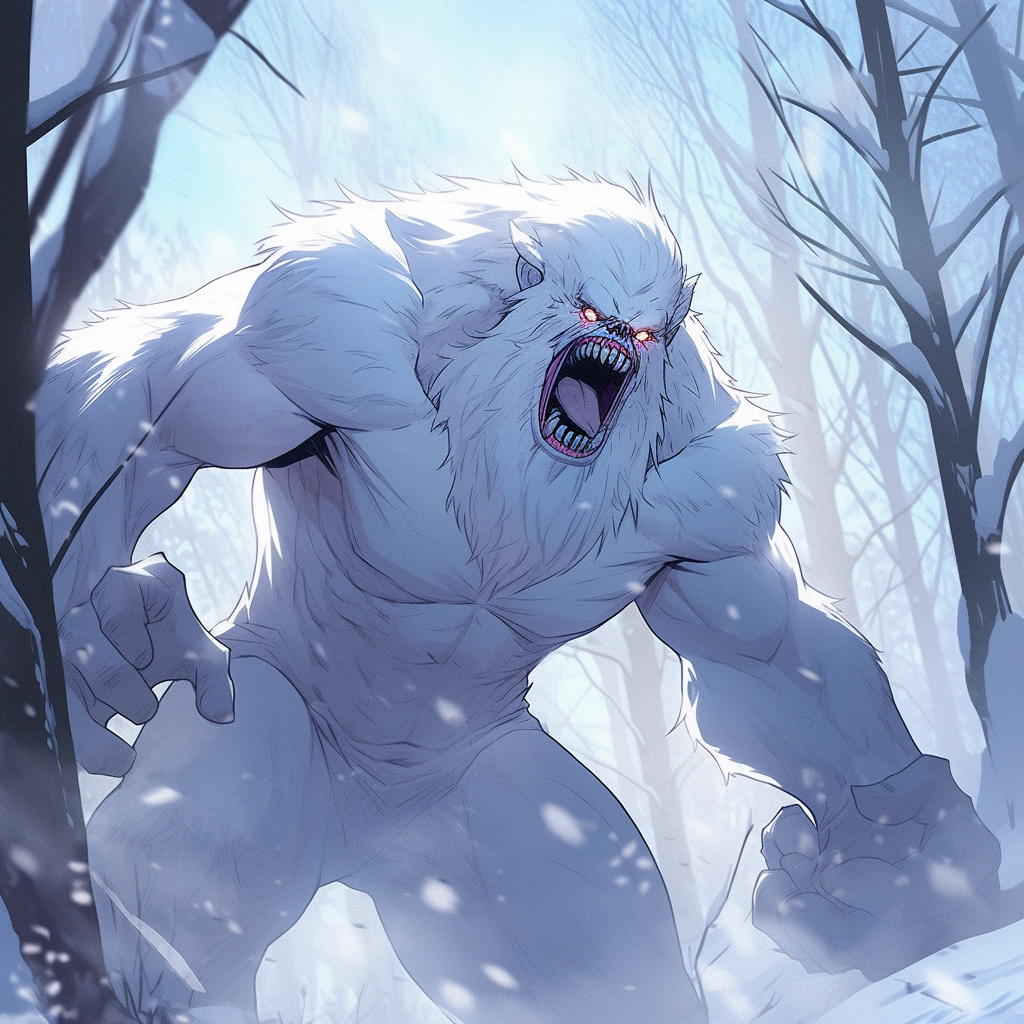 Angry yeti by Amenale on DeviantArt