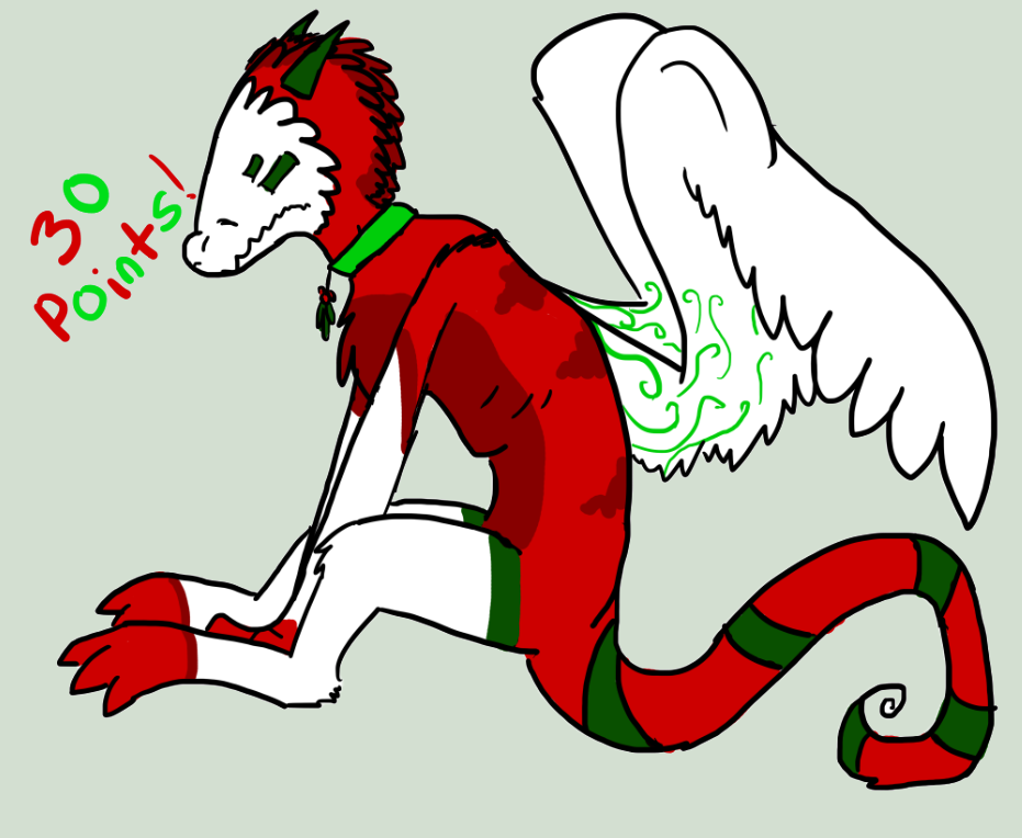 Winged Christmas Stizzle adopt CLOSED