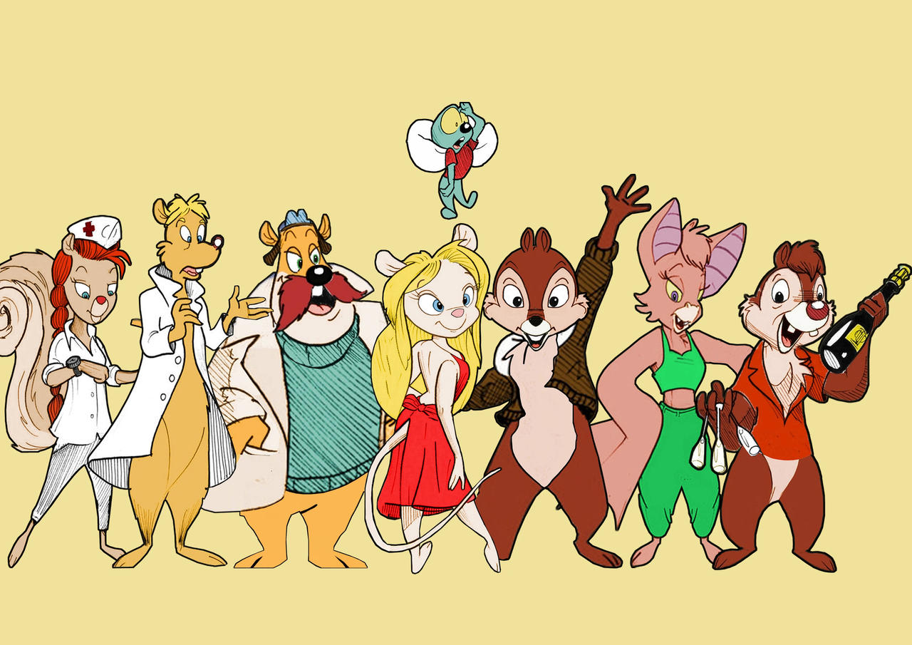 Pop Rescue Rangers Rescue Rangers Team Picture by rozumek1993 on DeviantArt