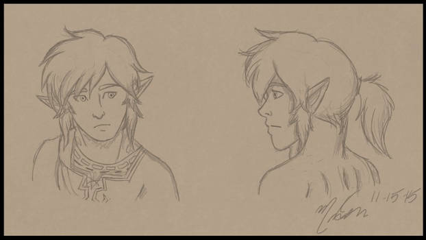 Wii U Link Sketches