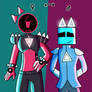 Genderbent Blixer and Cube