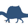 Quadrupedal Spinosaurus aegyptiacus