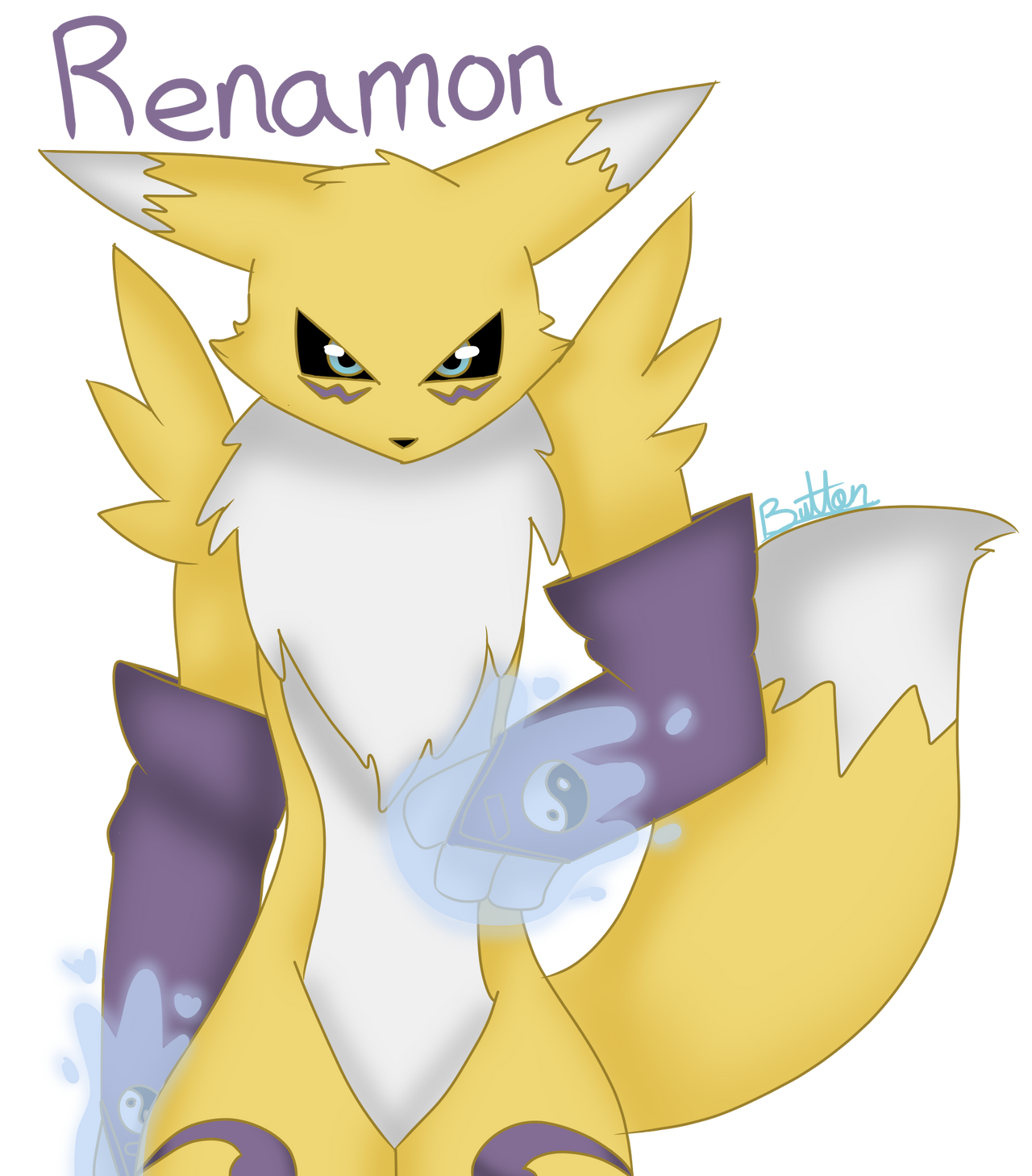 Custom Renamon Renamon by blueberrykoala on DeviantArt