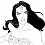 Inked Wonder Woman from Superman/Batman...