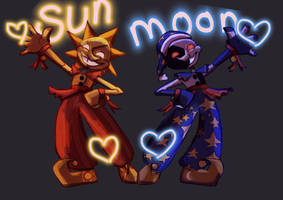 sun and moon